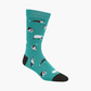 MENS BORDER COLLIE BAMBOO SOCK