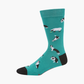 MENS BORDER COLLIE BAMBOO SOCK