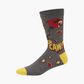 MENS ANGRY BIRDS CACAW BAMBOO SOCK - REG SIZE ONLY