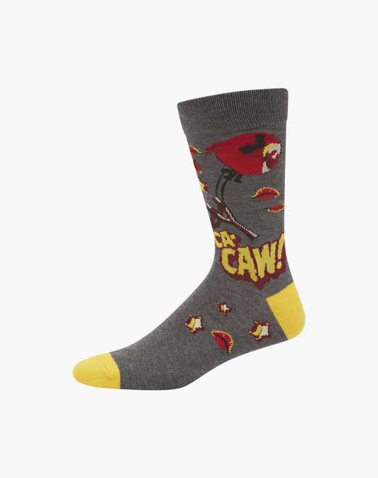 MENS ANGRY BIRDS CACAW BAMBOO SOCK - REG SIZE ONLY