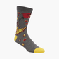 MENS ANGRY BIRDS CACAW BAMBOO SOCK - REG SIZE ONLY