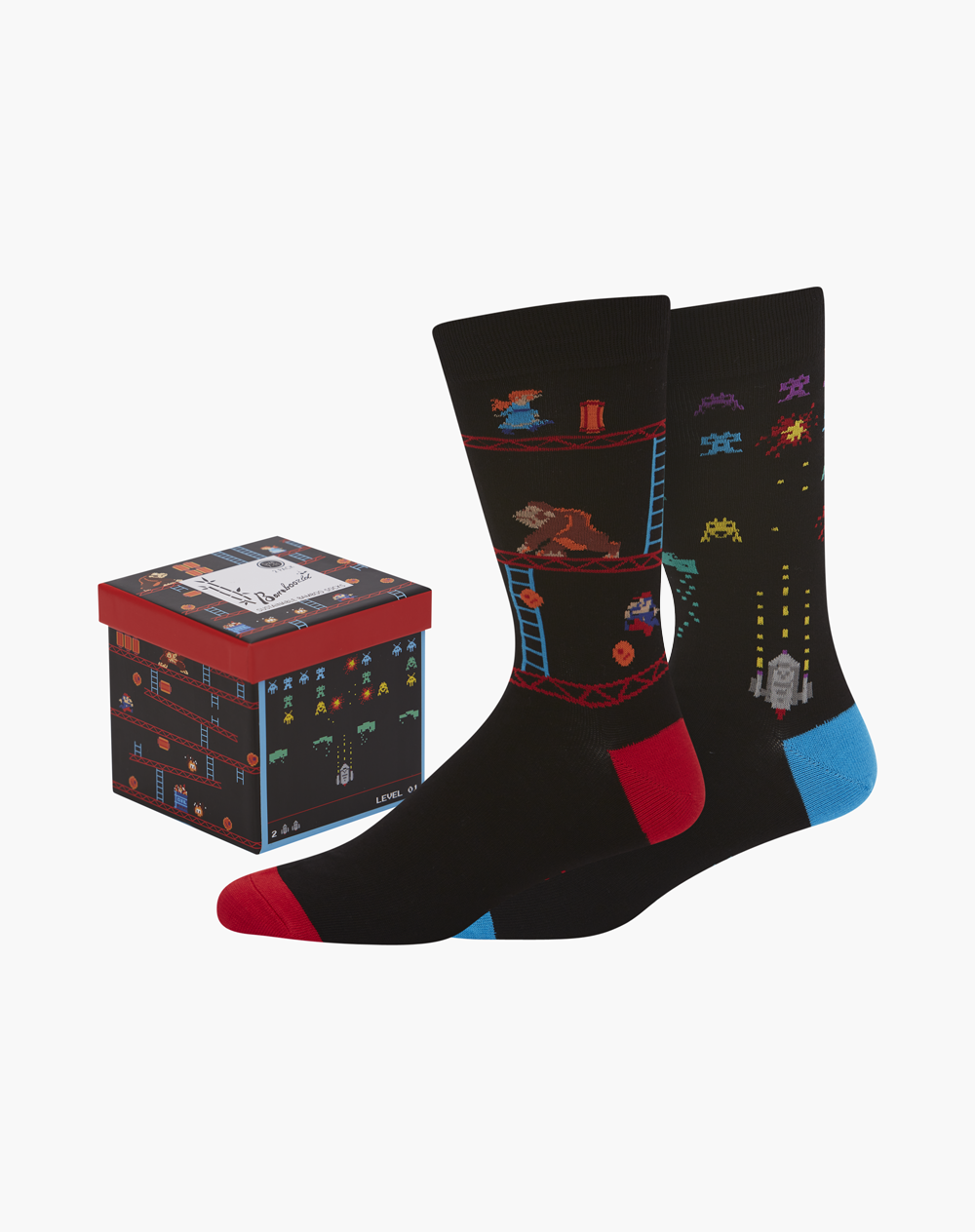 MENS ARCADE 2PK GIFT BOX BAMBOO SOCKS