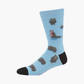 MENS HUNGRY HIPPO BAMBOO SOCK