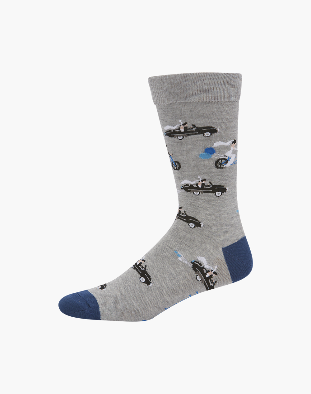 MENS JUST HITCHED BAMBOO SOCK CARD