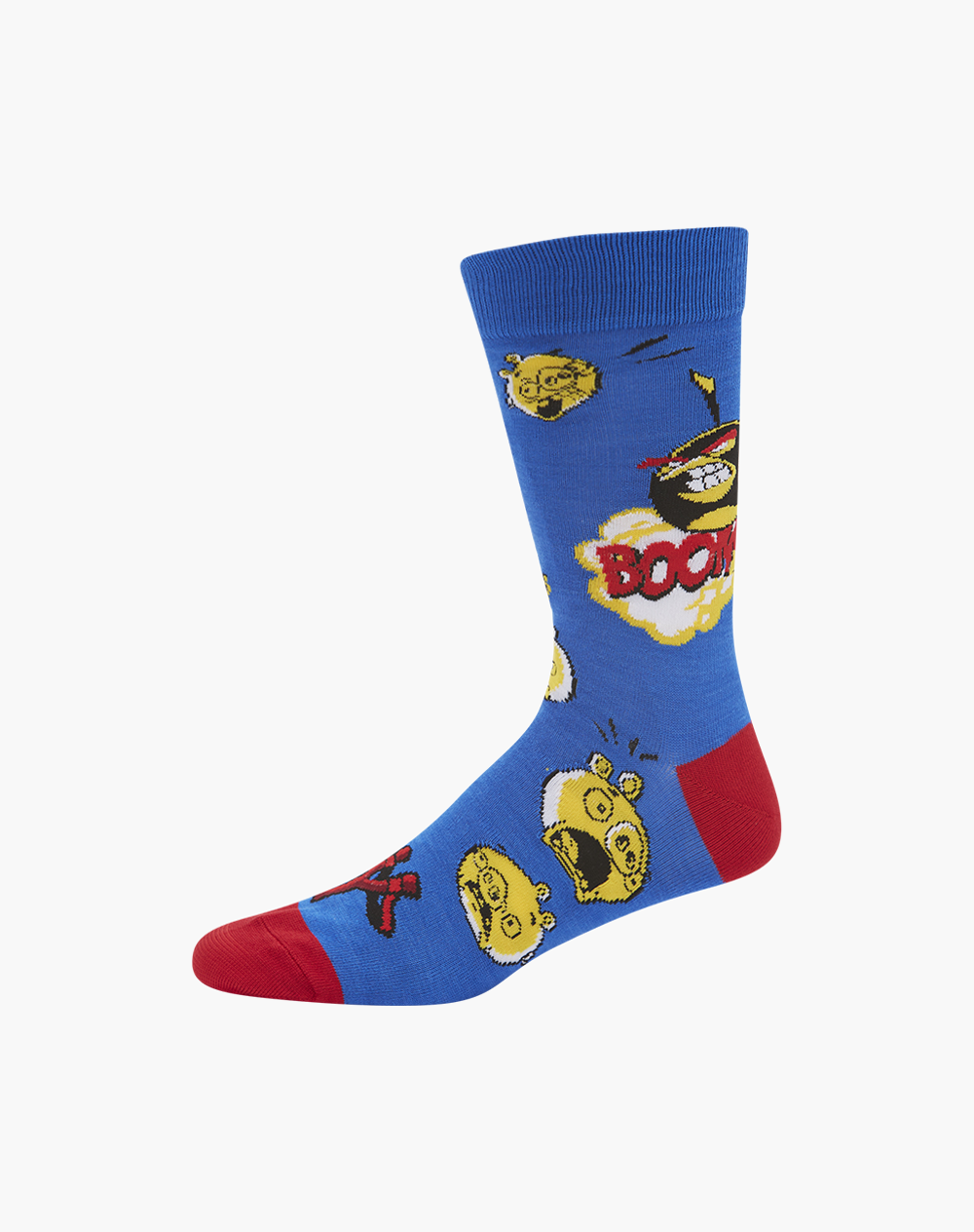MENS ANGRY BIRDS THE BOMB! BAMBOO SOCK - REG SIZE ONLY