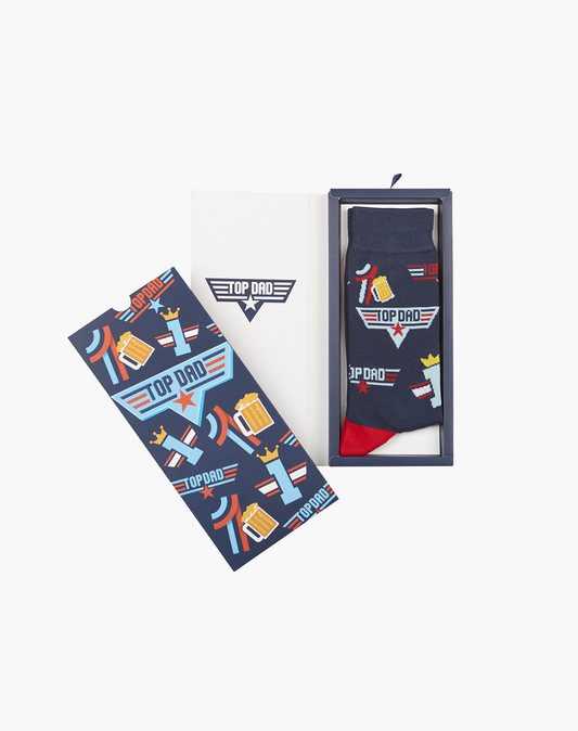 MENS TOP DAD BAMBOO SOCK CARD