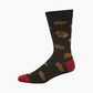 MENS WALLY WOMBAT BAMBOO SOCK