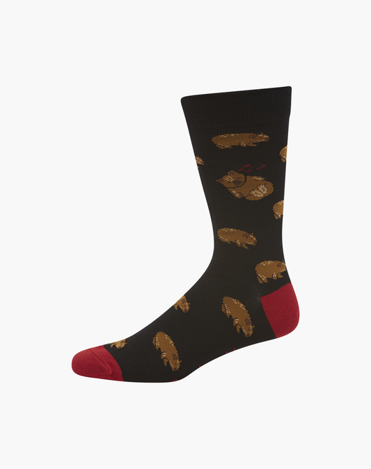 MENS WALLY WOMBAT BAMBOO SOCK
