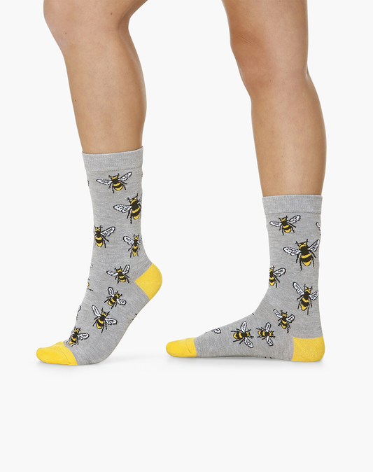 WOMENS BUMBLEBEE BAMBOO SOCK