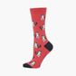 WOMENS CAT LADY BAMBOO SOCK