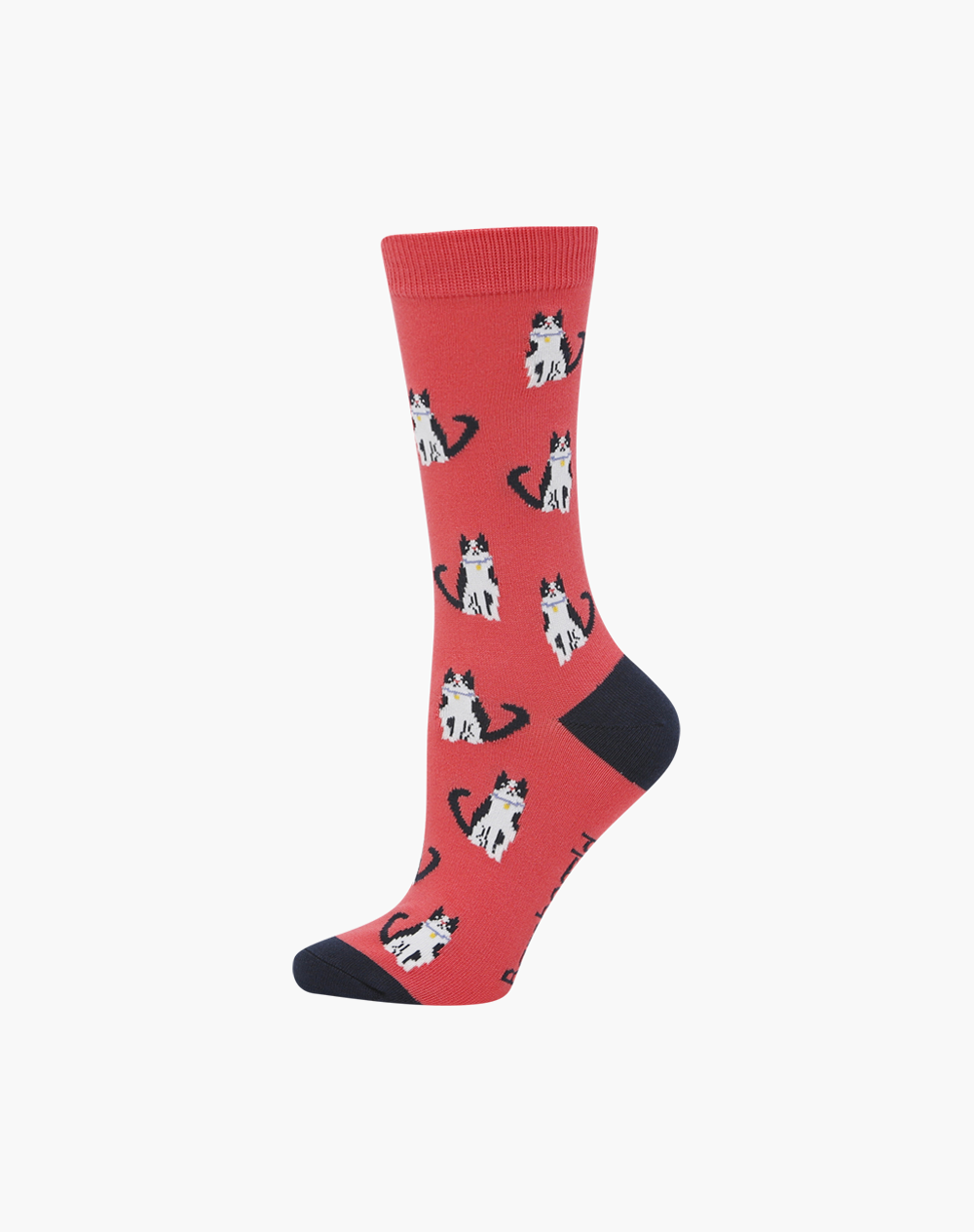 WOMENS CAT LADY BAMBOO SOCK