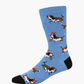 MENS XMAS HOUND BAMBOO SOCK