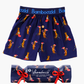 MENS XMAS MEERKAT BAMBOO BOXER SHORT CRACKER