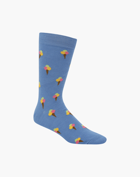 MENS ICE CREAM BAMBOO SOCK
