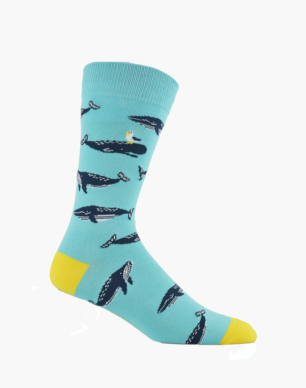 MENS MOBY DICK WHALE BAMBOO SOCK