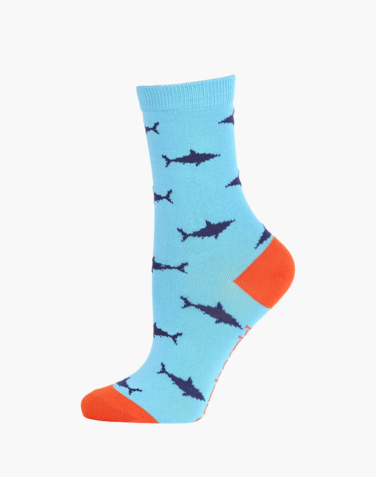 KIDS SHARK BAMBOO SOCK