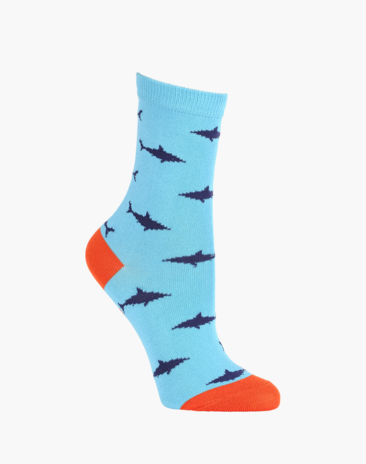 KIDS SHARK BAMBOO SOCK