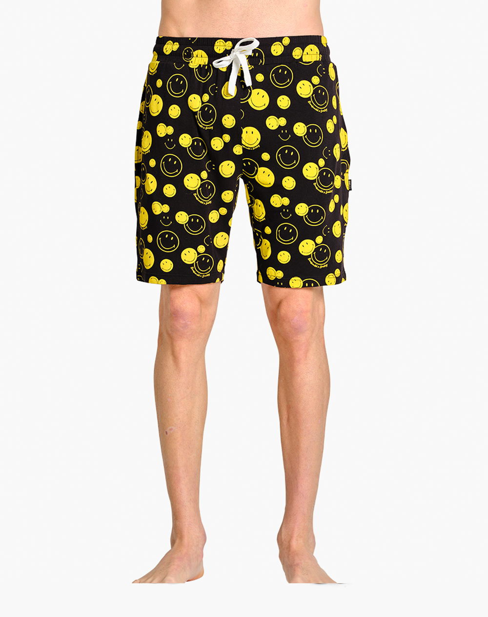 MENS SMILEY SUNSHINE BAMBOO JERSEY SLEEP SHORT