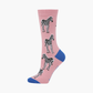 WOMENS ZEBRA BAMBOO SOCK