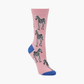 WOMENS ZEBRA BAMBOO SOCK