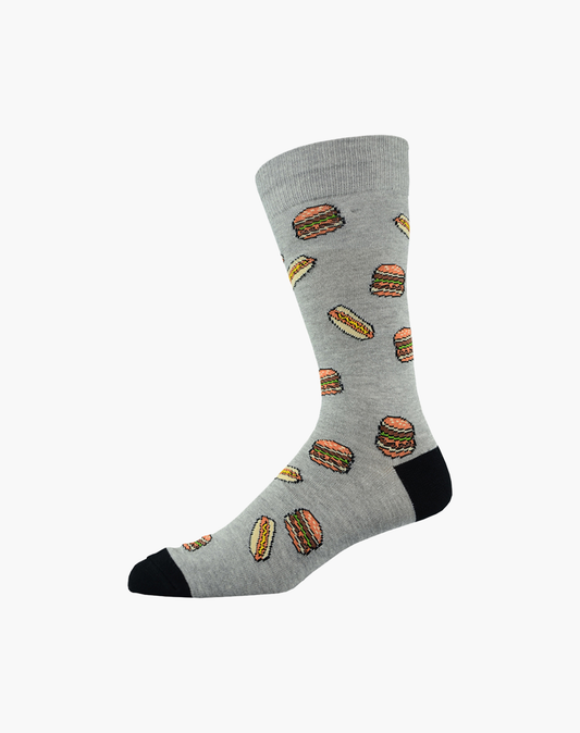 MENS FAST FOOD BAMBOO SOCK