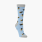 WOMENS BUMBLE BEE BAMBOO SOCK