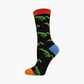 WOMENS RAINFOREST FROG BAMBOO SOCK