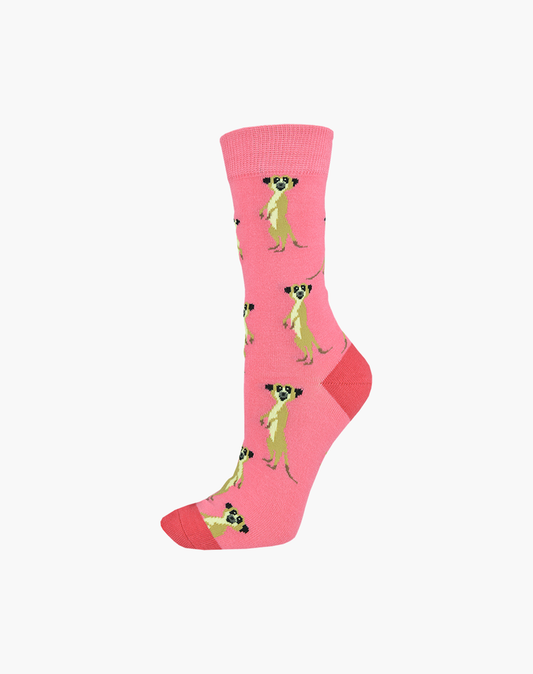 WOMENS MEERKAT BAMBOO SOCK