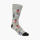 MENS FOOSBALL TUX BAMBOO SOCK