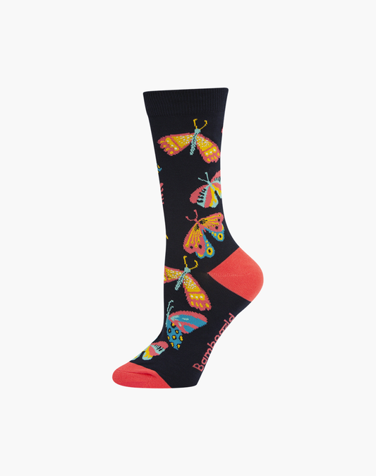 WOMENS BUTTERFLUTTERS BAMBOO SOCK