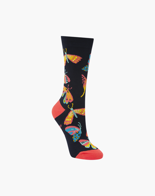 WOMENS BUTTERFLUTTERS BAMBOO SOCK