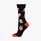WOMENS WHAT A HOOT BAMBOO SOCK