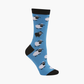 WOMENS BLUE SHEEP BAMBOO SOCK