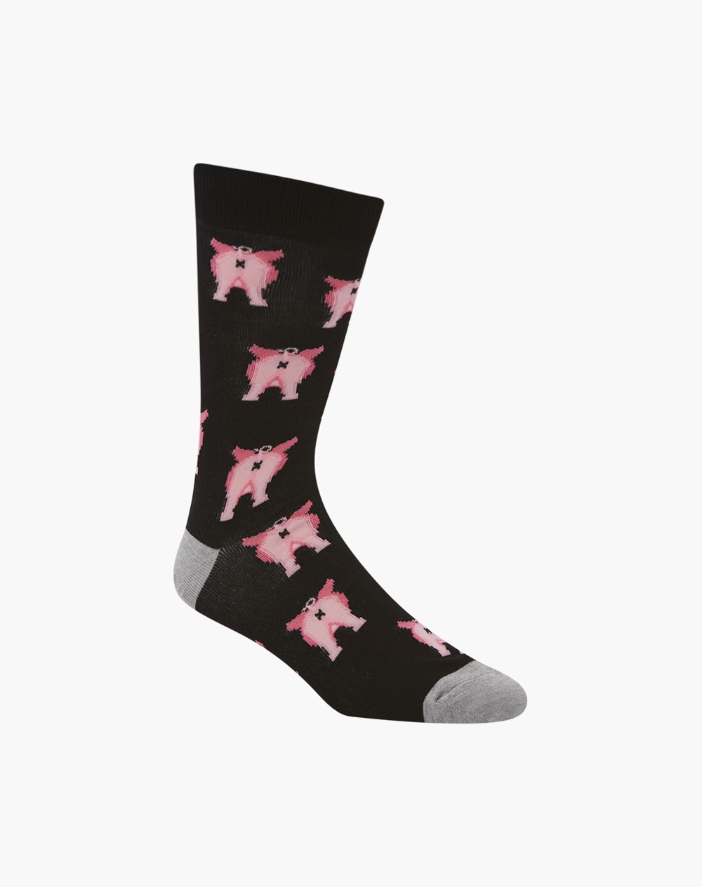 MENS CRAZY PIGS BAMBOO SOCK