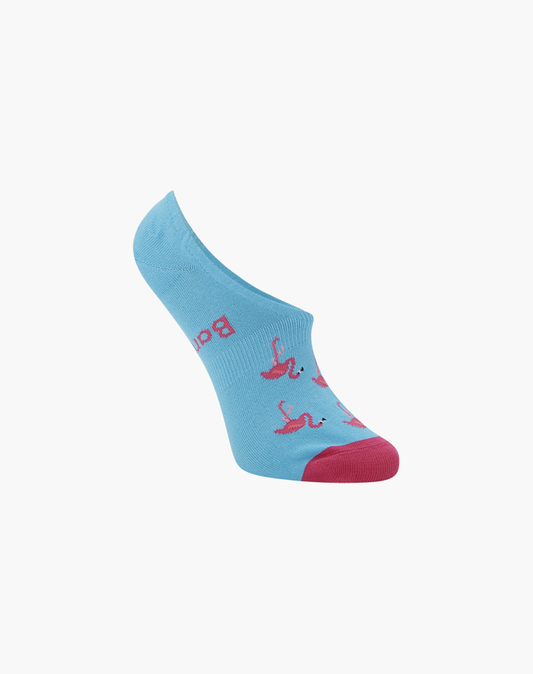 WOMENS FLAMINGO BAMBOO SECRET SOCKS