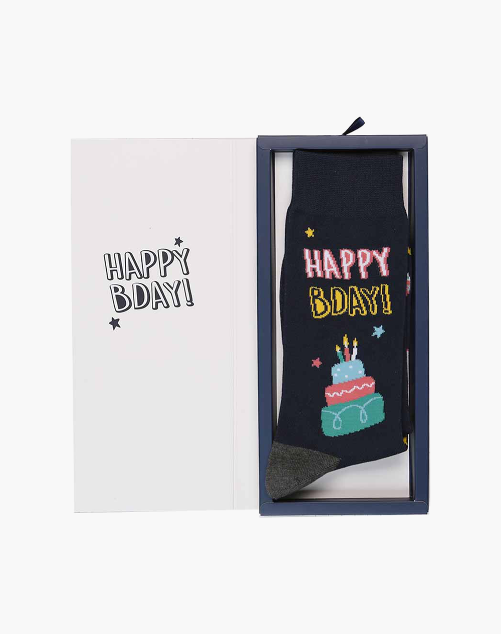 MENS HAPPY BIRTHDAY BAMBOO SOCK CARD