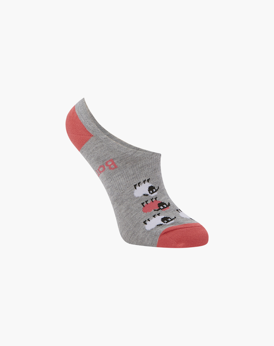 WOMENS PINK SHEEP BAMBOO SECRET SOCK