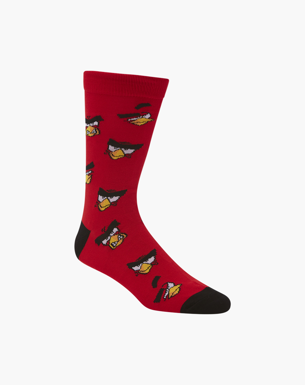 MENS ANGRY BIRDS RED BAMBOO SOCK