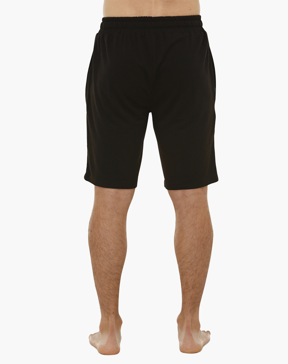 MENS COMFY BAMBOO JERSEY SLEEP SHORT - BLACK