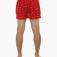 MENS ANGRY BIRDS RED BAMBOO BOXER SHORT