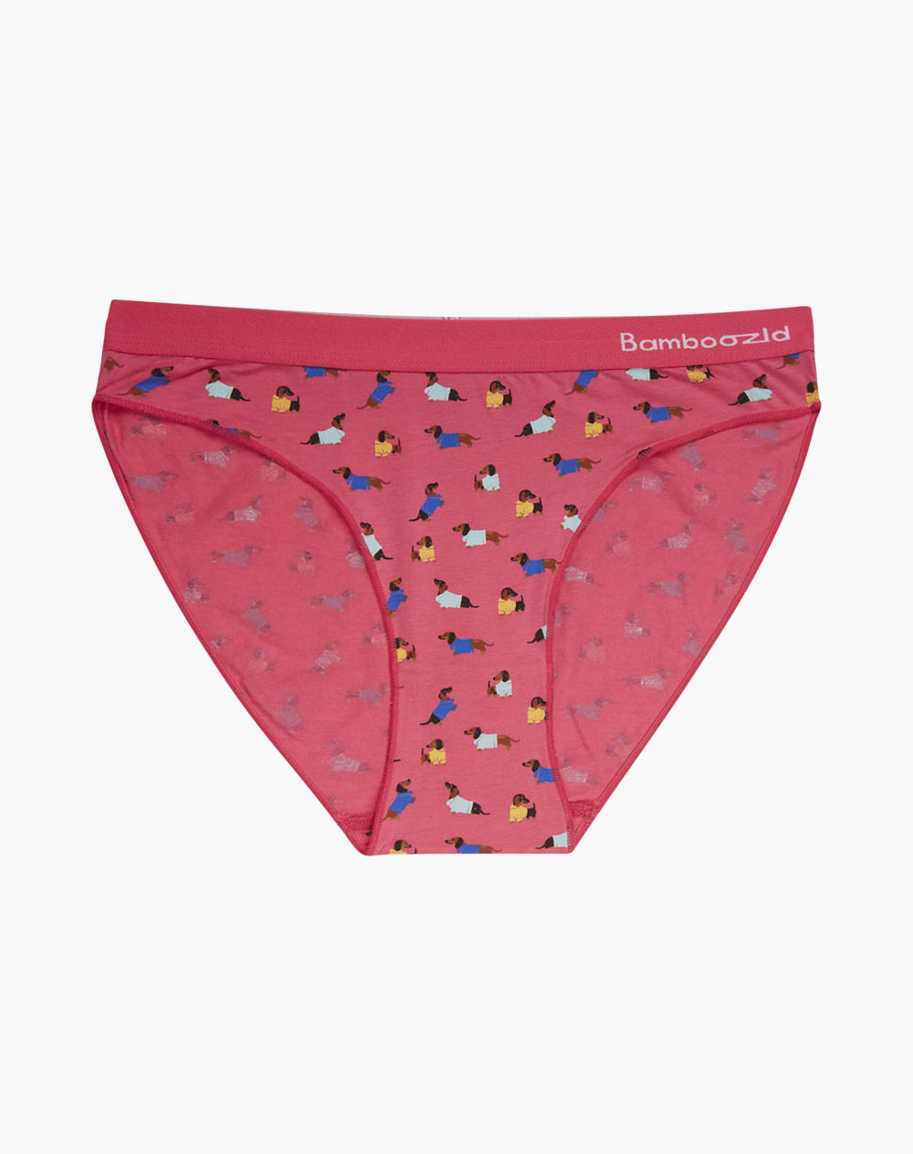 WOMENS DACHSHUND BAMBOO BIKINI