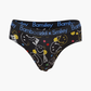 MENS SMILEY TAKE THE TIME TO SMILE BAMBOO BRIEF