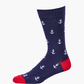 MENS ANCHORS BAMBOO SOCK