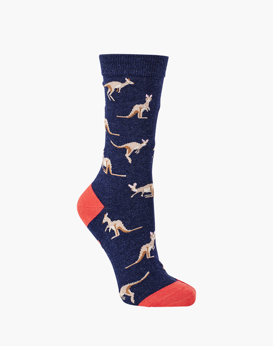 WOMENS KANGAROO BAMBOO SOCK