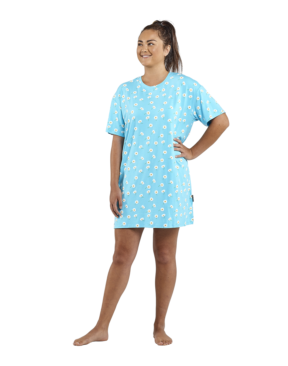 WOMENS DAISY JERSEY NIGHT-TEE