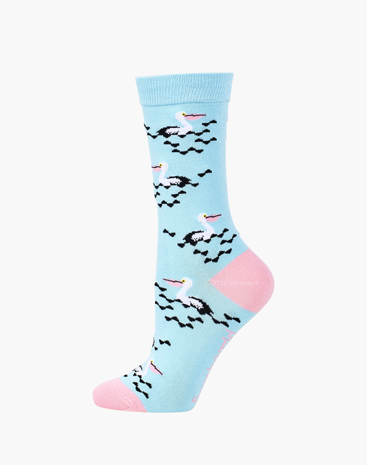 WOMENS PELICAN BAMBOO SOCK