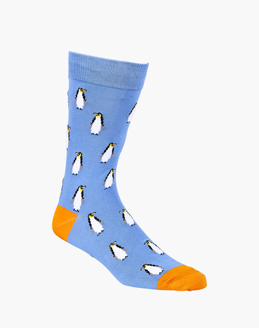 MENS PENGUINS BAMBOO SOCK
