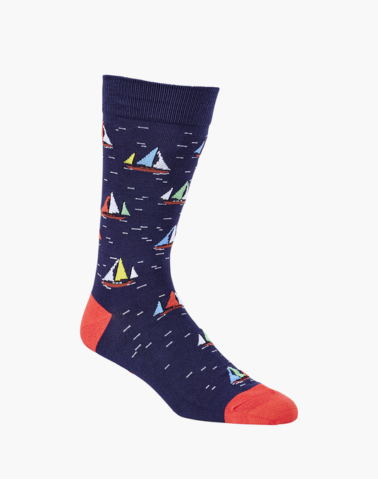MENS SAIL AWAY BAMBOO SOCK