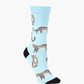 WOMENS SNOW LEOPARD BAMBOO SOCK