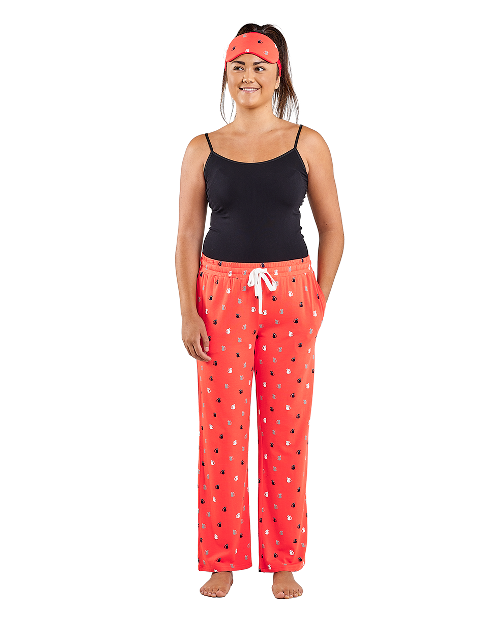 WOMENS KITTY KAT BAMBOO JERSEY  SLEEP PANT